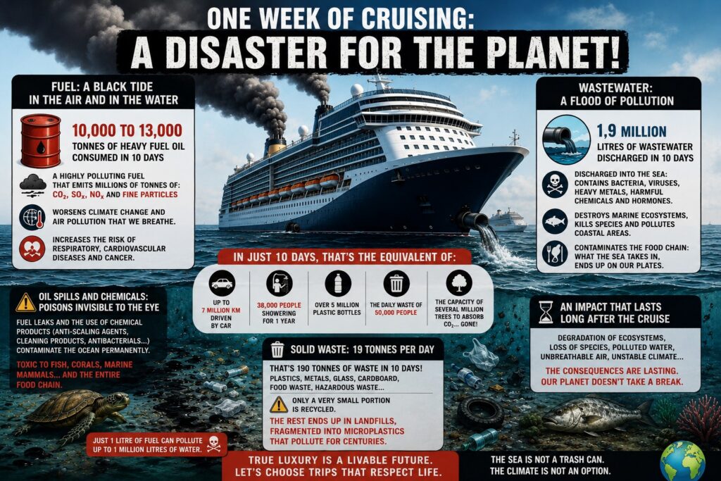 Menaces des oceans, 4 causes.