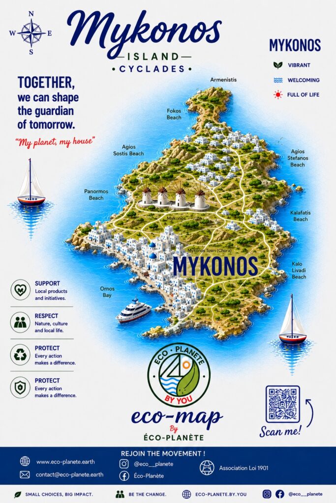 Eco map “Mykonos” edition