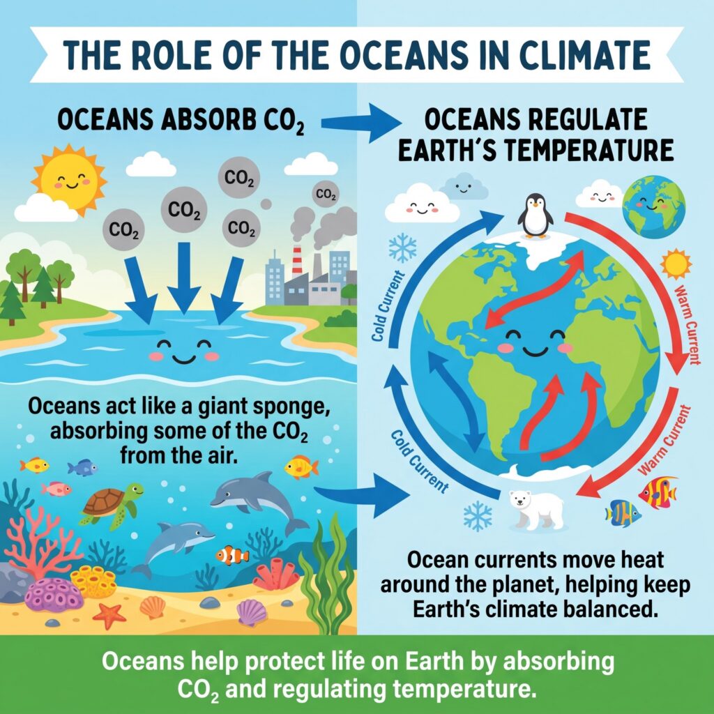 Le role des océans sur la planète